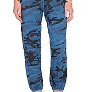 NATION LTD. REVOLVE CLOTHING BLUE CAMO CAMOUFLAGE SWEATPANTS XS